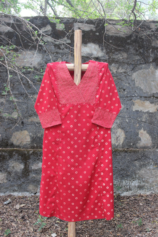 Block printed kurta