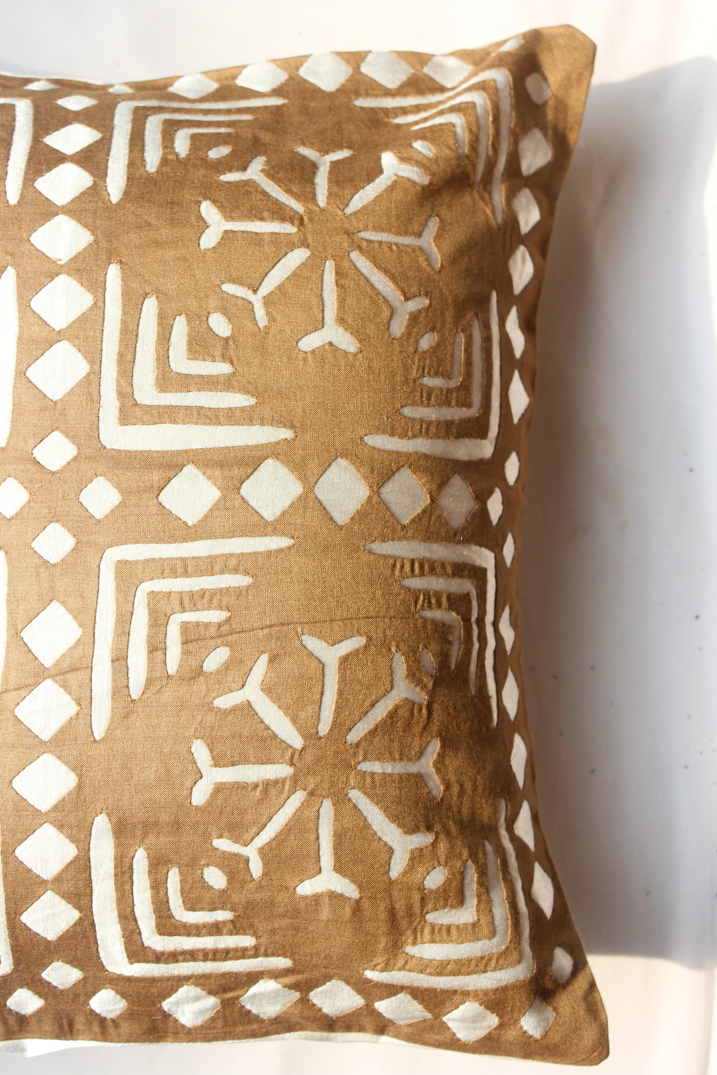 Olive Green Satin Silk Cushion Cover