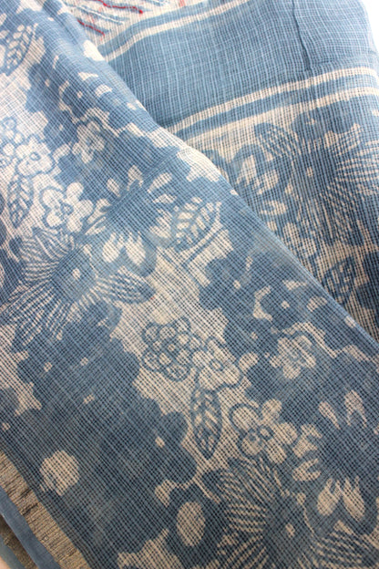 Cotton Kota Doriya Dupatta - Sky Blue