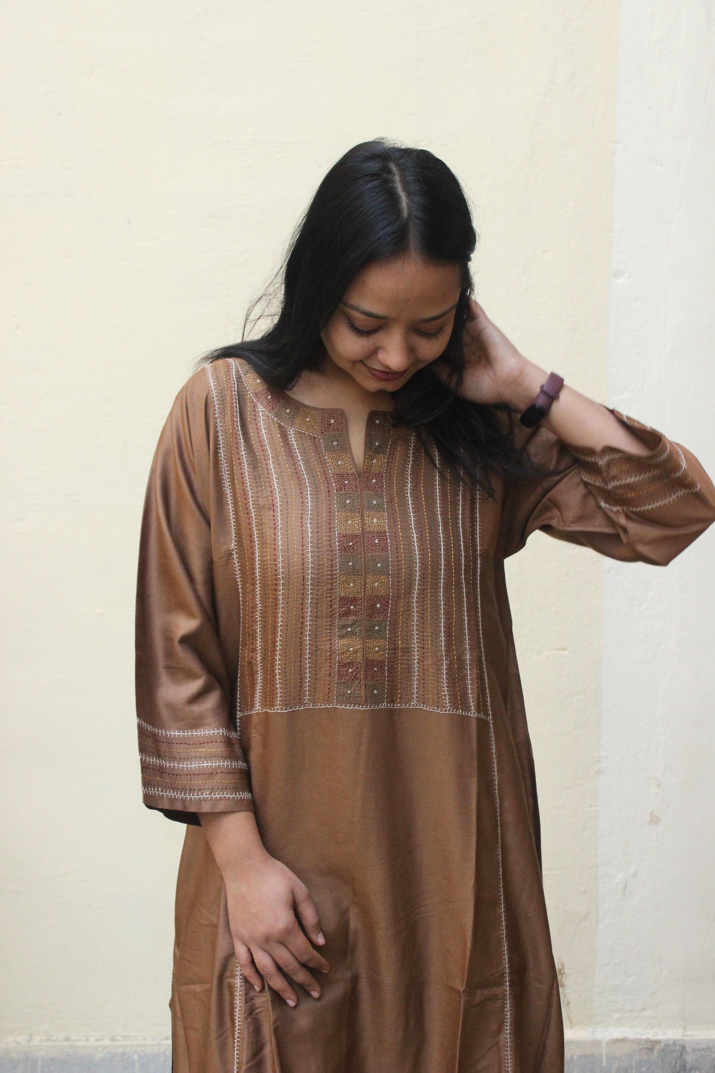 Himalayan Aura Silk Kurta