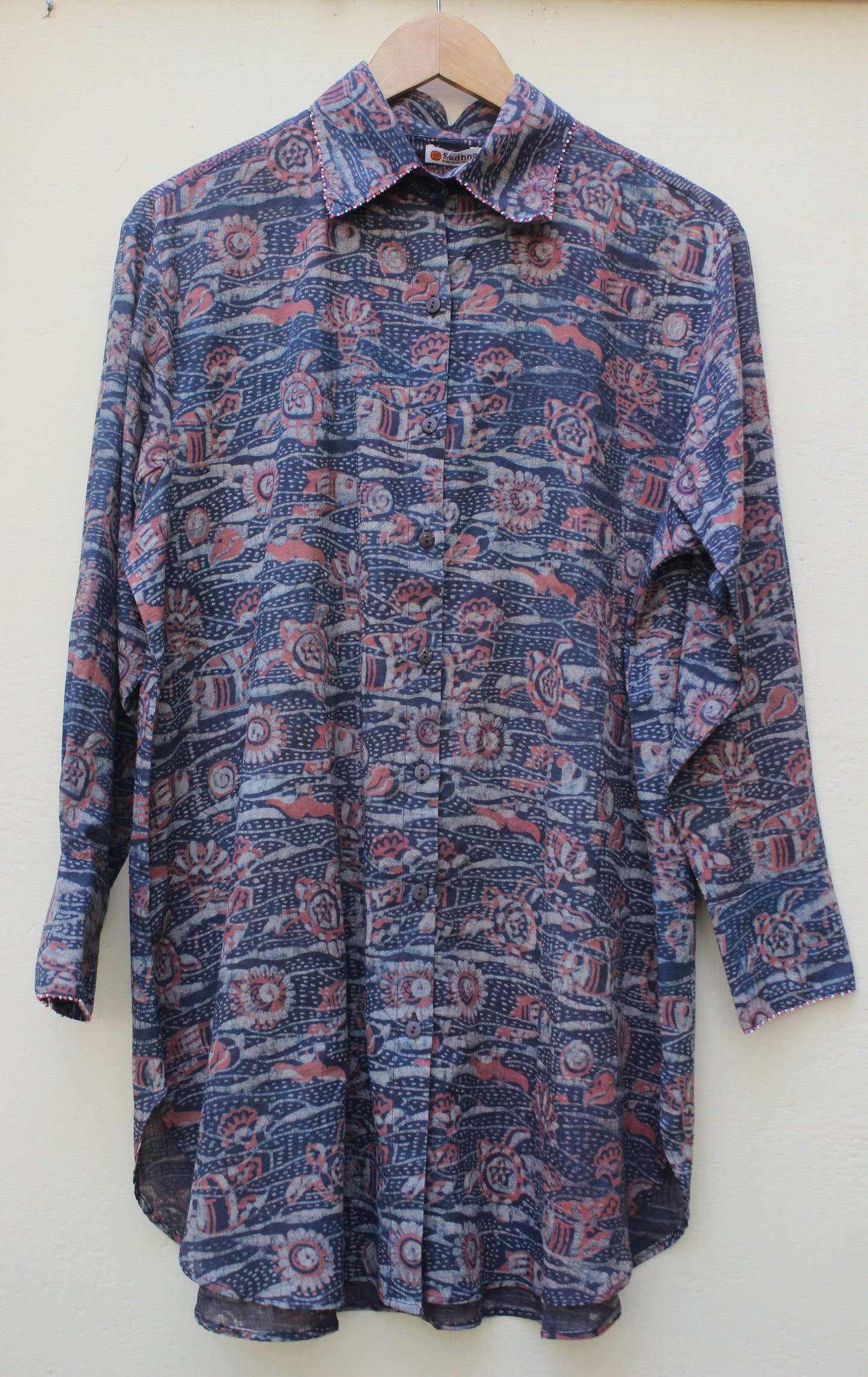 Dabu Print Hand Crafted Cotton Tunic
