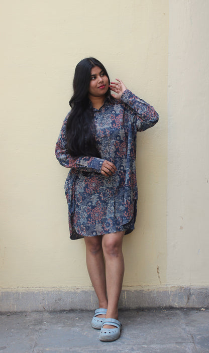Dabu Print Hand Crafted Cotton Tunic
