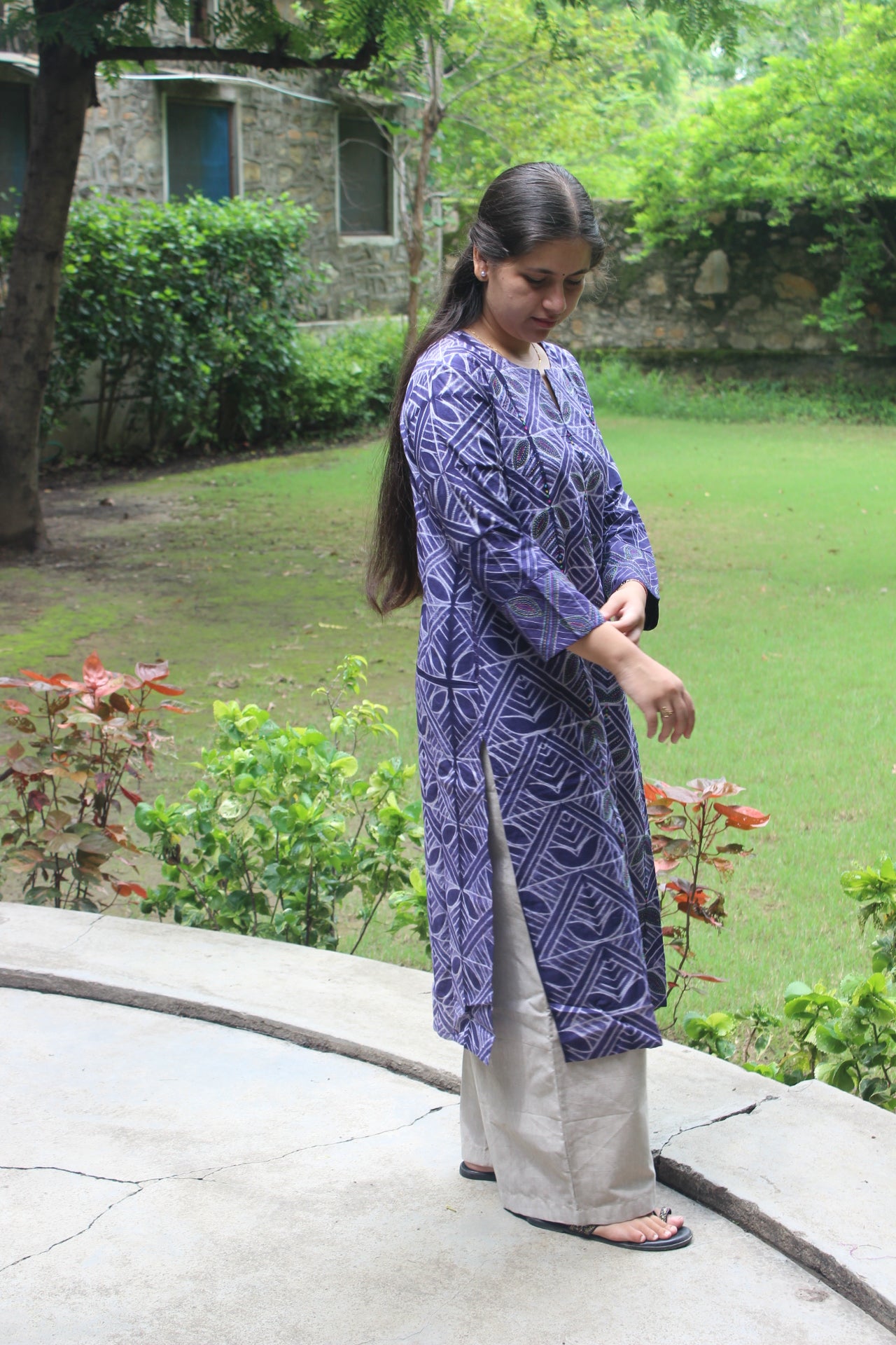 COTTON SHIBORI KURTA