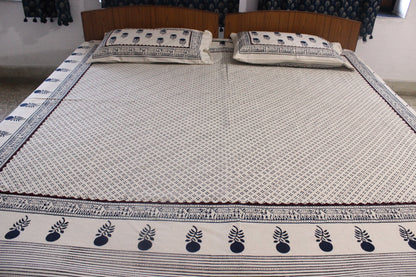 Heritage Block Print Bedsheet