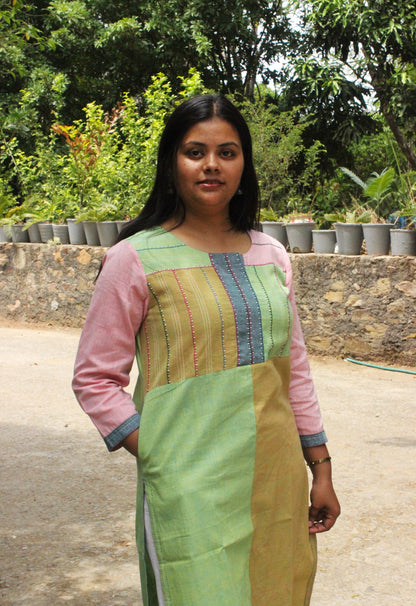 Handloom Cotton Straight Kurta