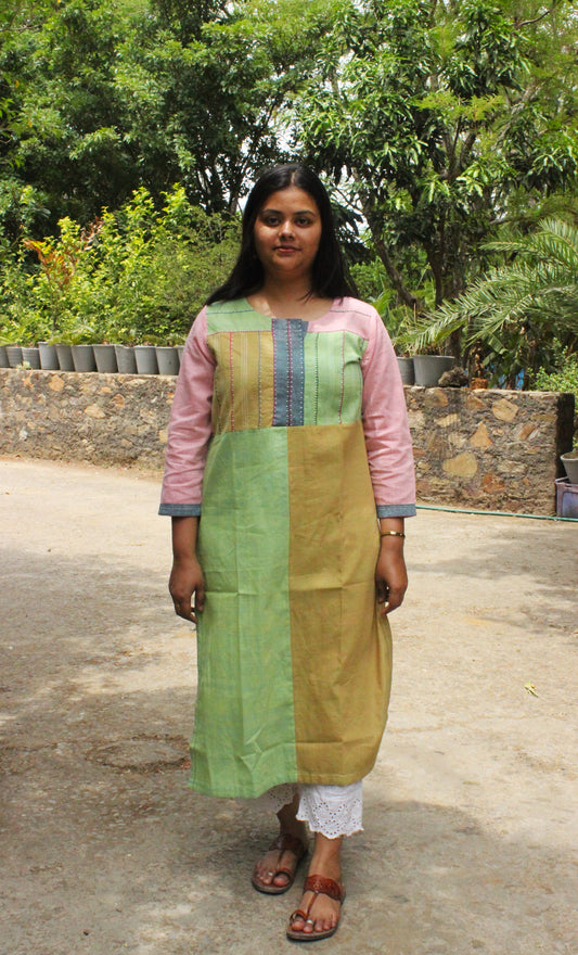 Handloom Cotton Straight Kurta
