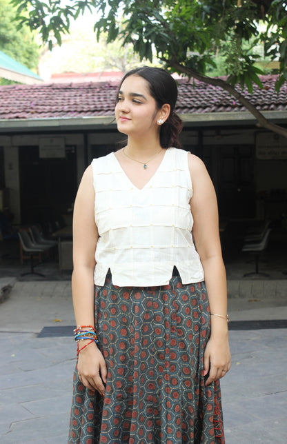 Rangrez Cotton Maxi Skirt