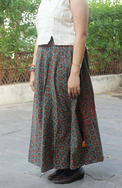 Rangrez Cotton Maxi Skirt