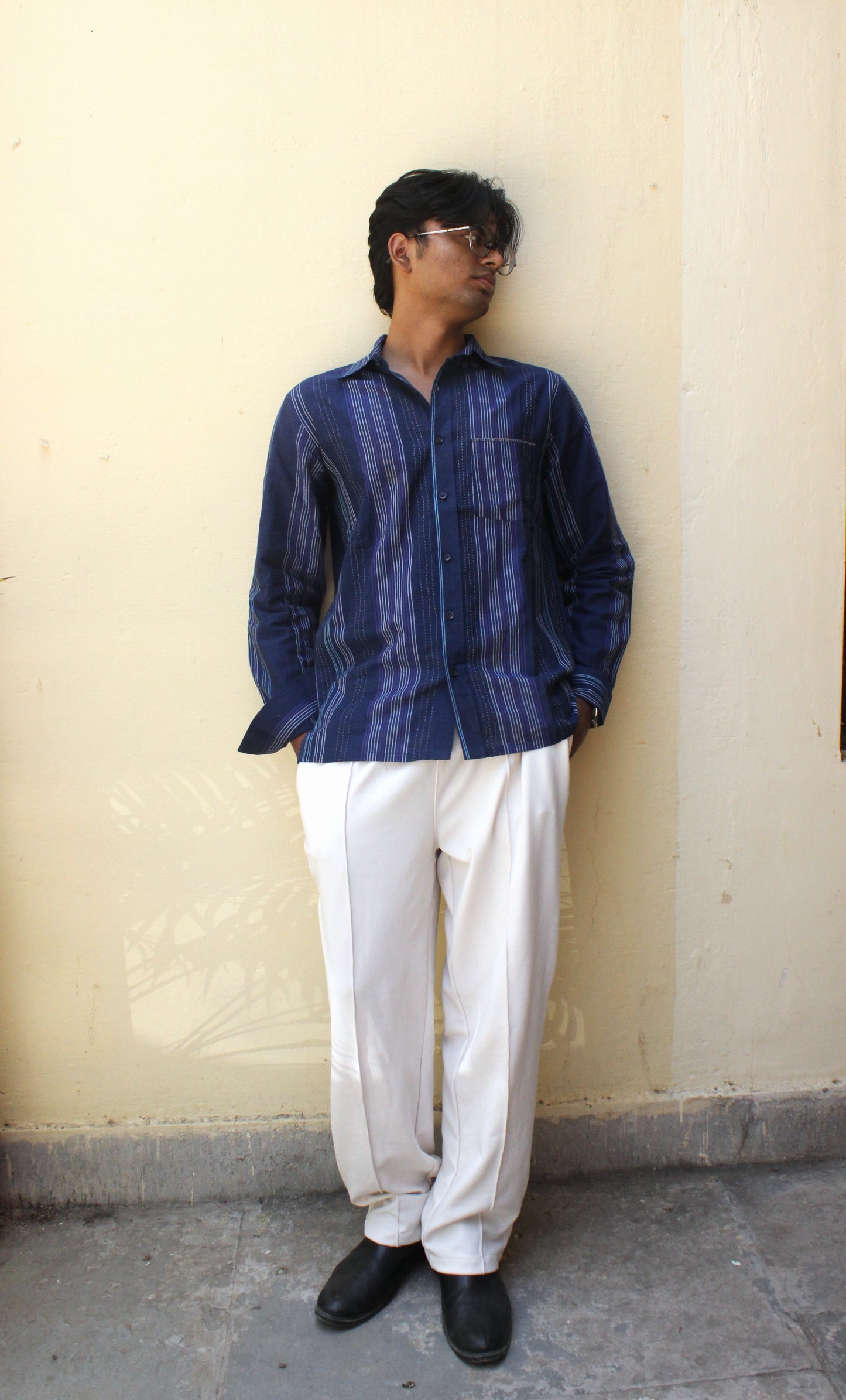 Kora Indigo Cotton Shirt