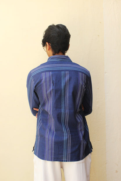 Kora Indigo Cotton Shirt