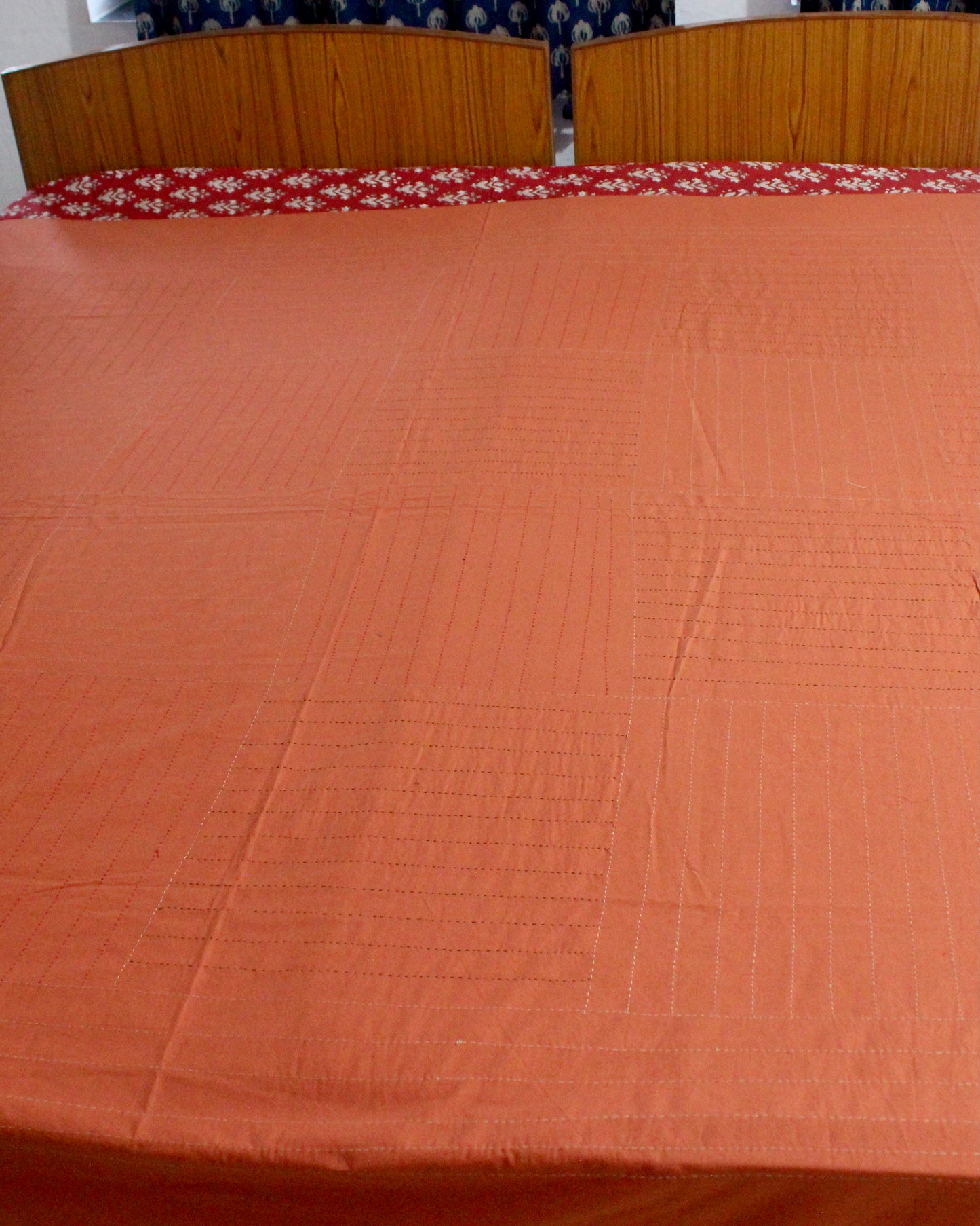 Tanka Harmony Bedcover - Carrot Orange