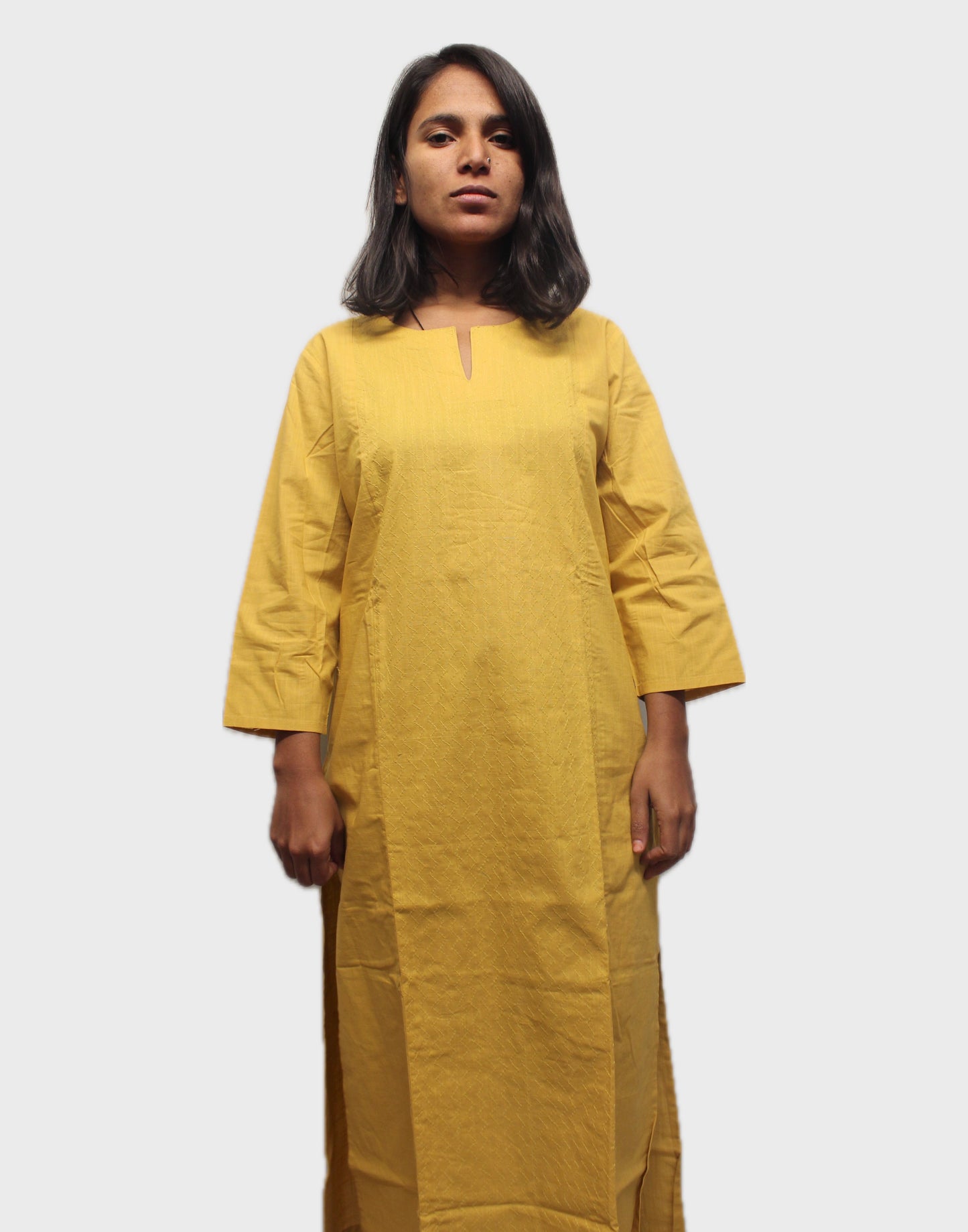 Mustard Tanka Kurta