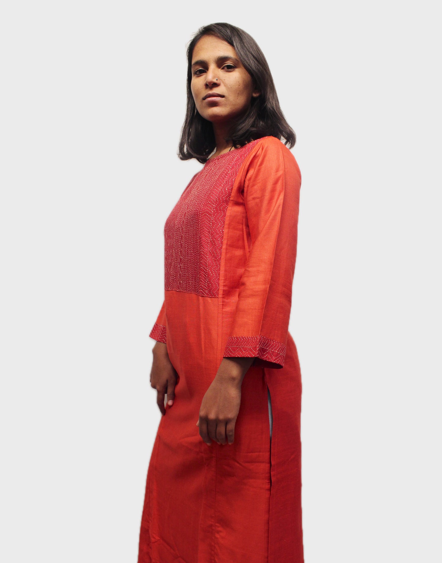 Ethereal Stitches Silk Kurta