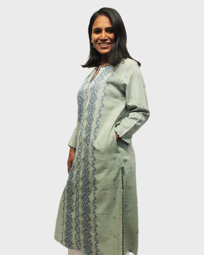 Chandrika Kurta - Sky Blue