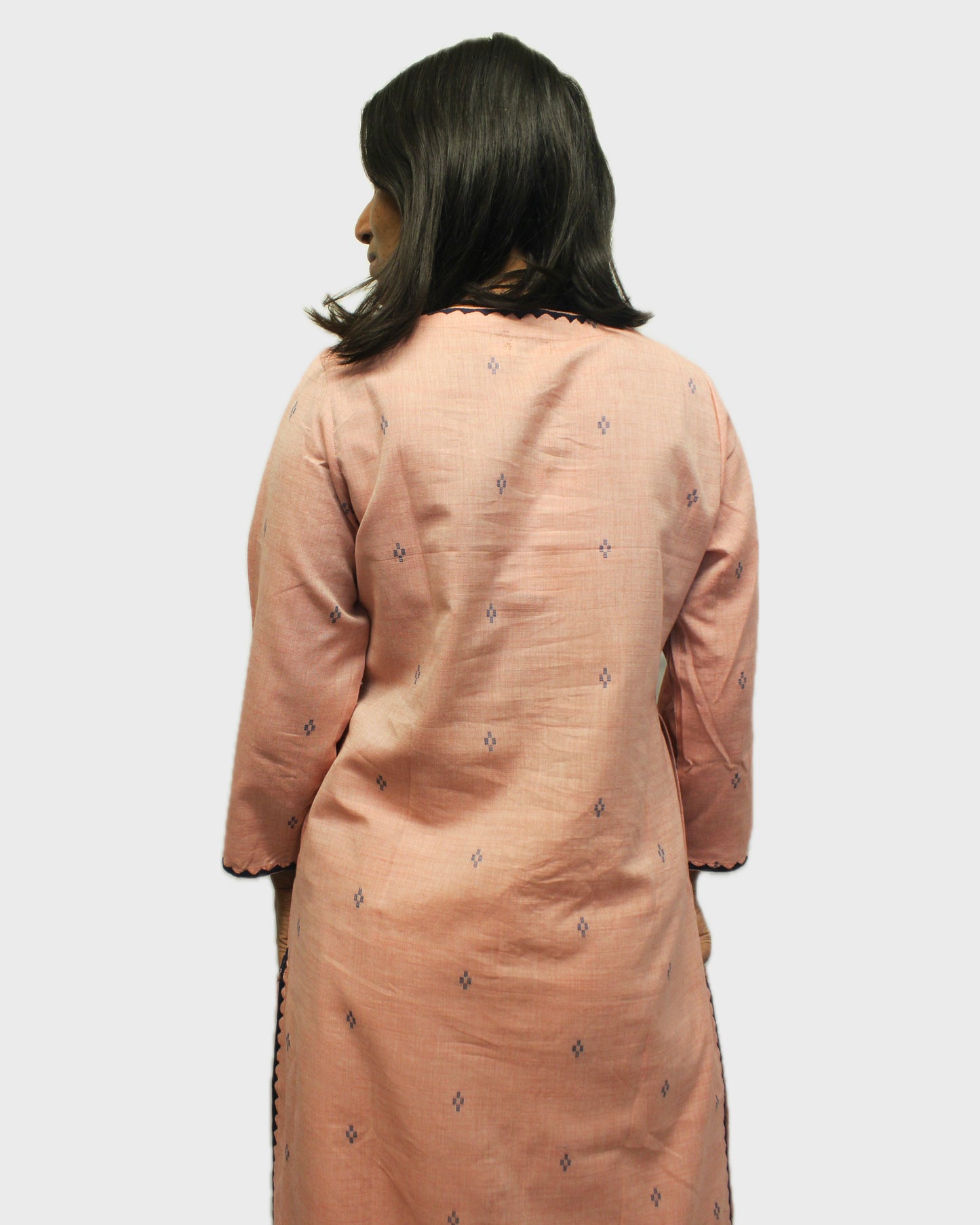 Chandrika Handwoven Kurta - Light Pink