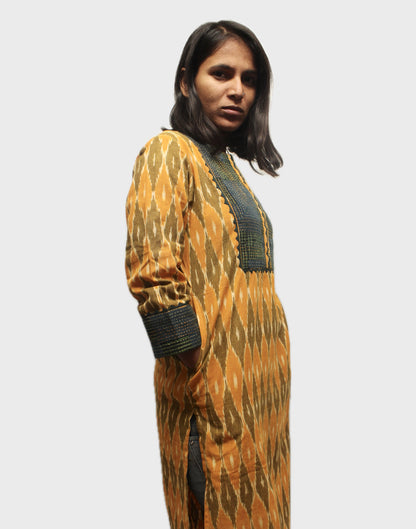 Designer Ikat Kurta for Women