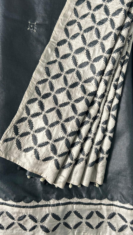 Silk Cutwork Saree
