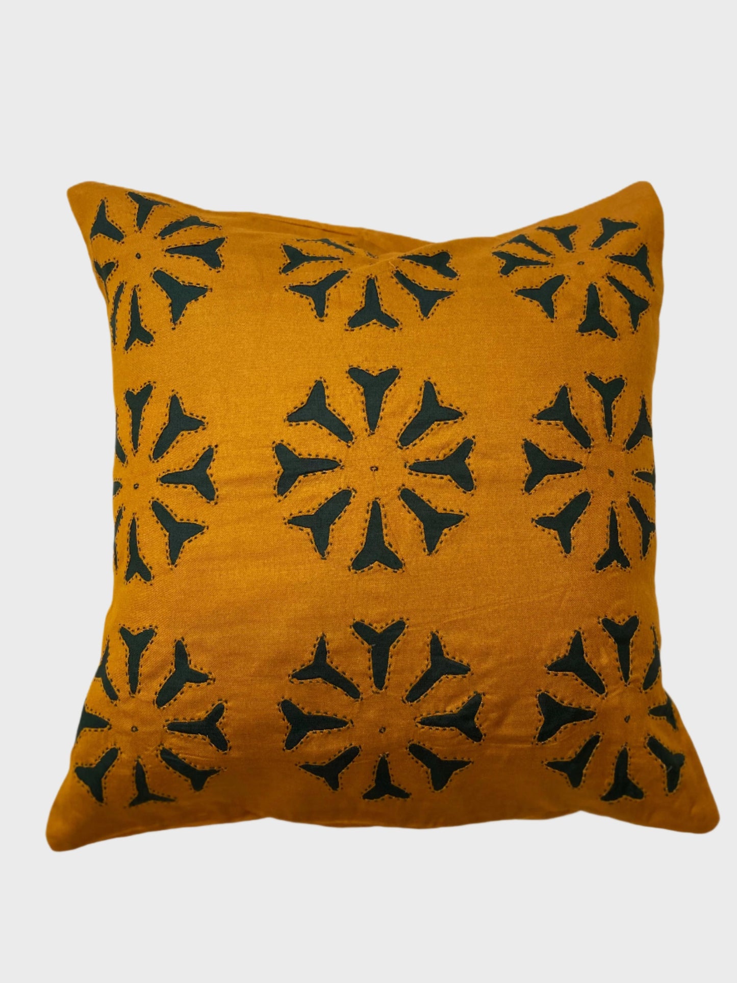 Cushion Cover Cutwork Silk - Multiple Colors