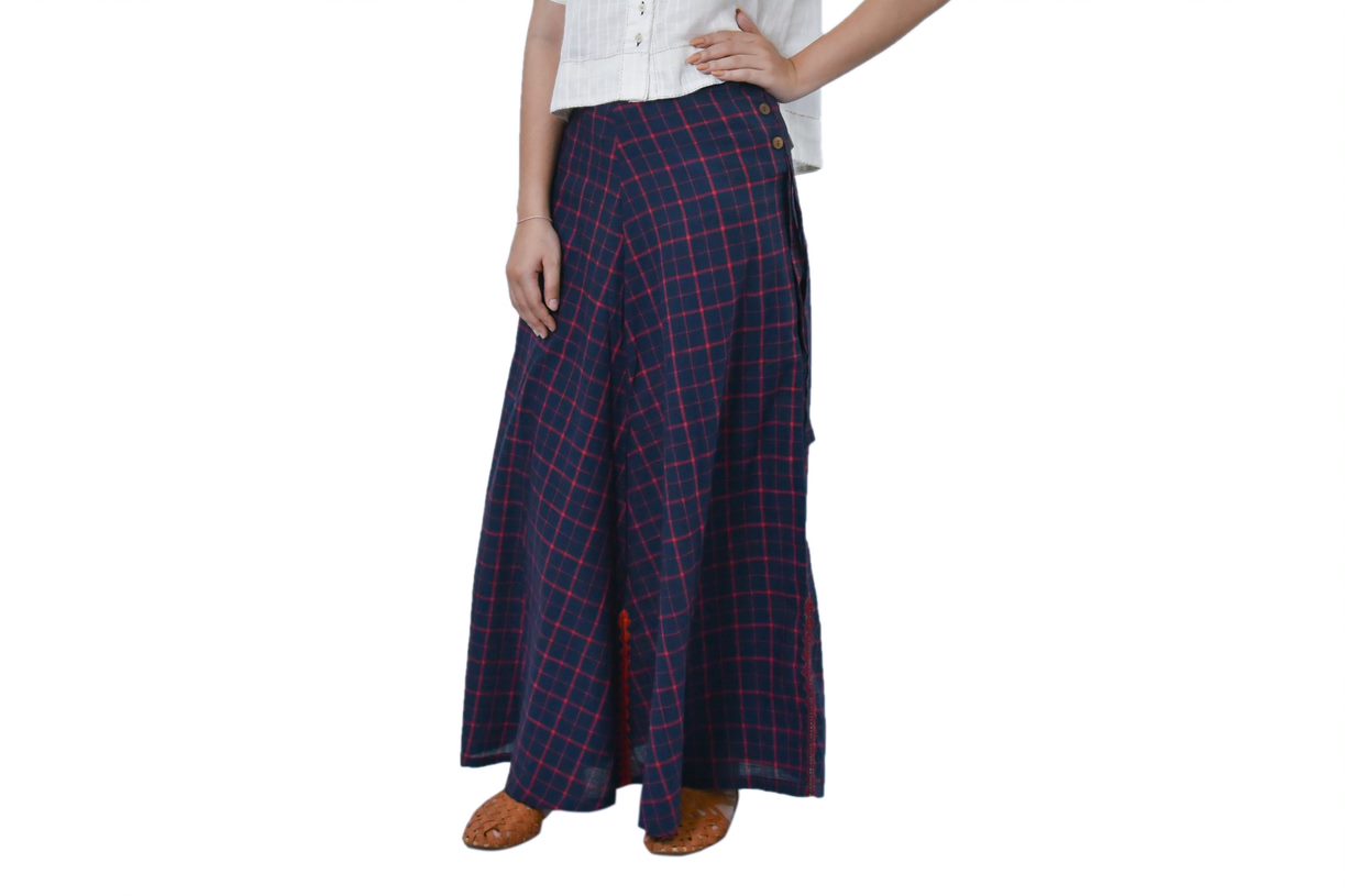 Navy Blue Long Skirt