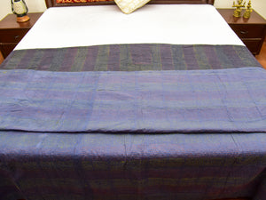 Blue Tanka Embroidery Double Bed Gudri