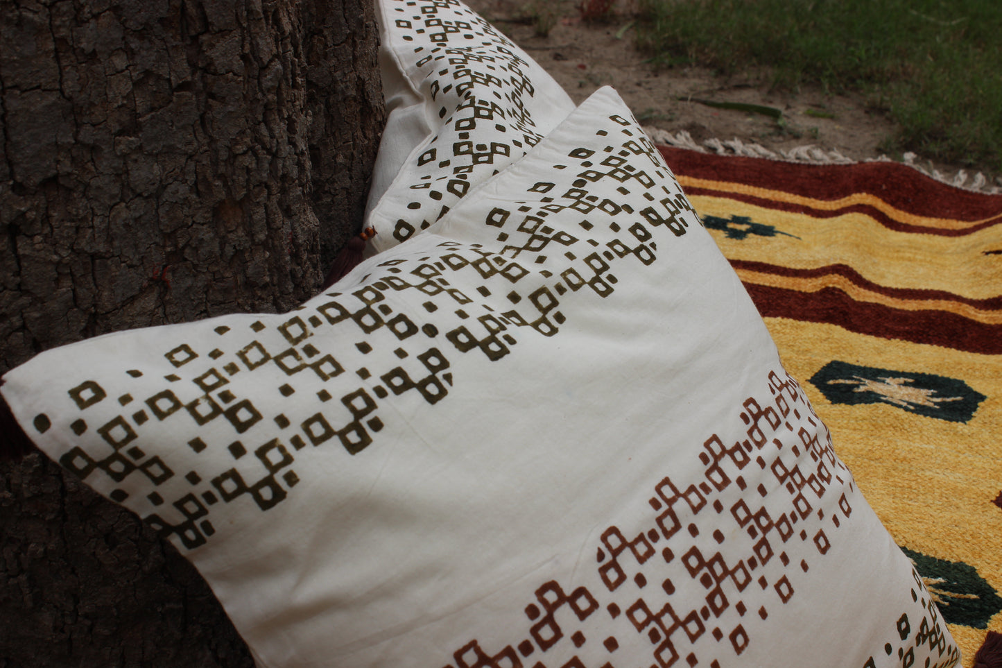 Hand Block Printed Cushion Cover