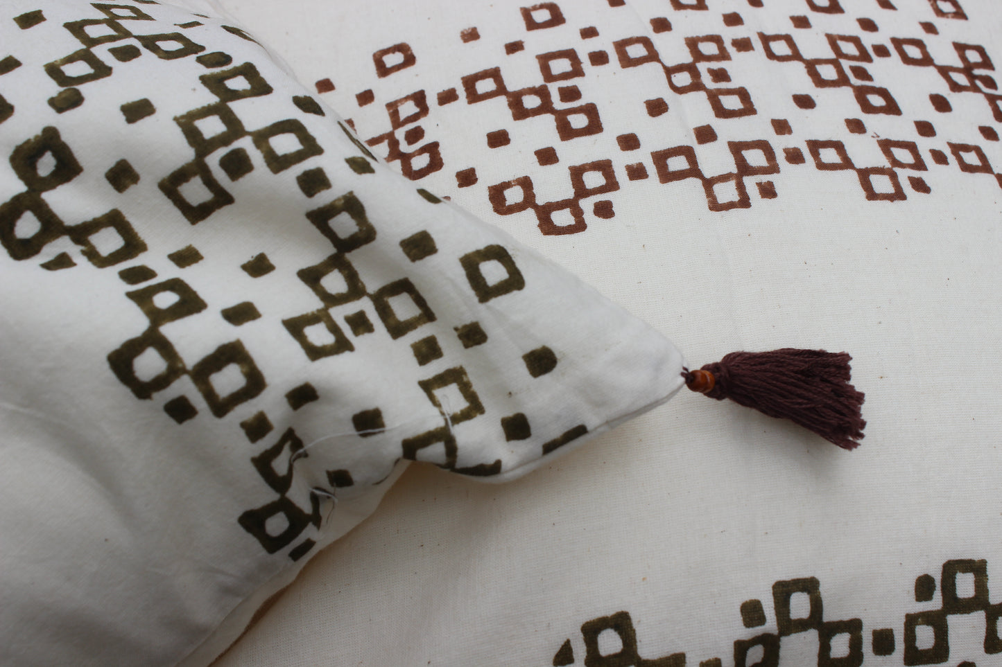 Hand Block Printed Cushion Cover