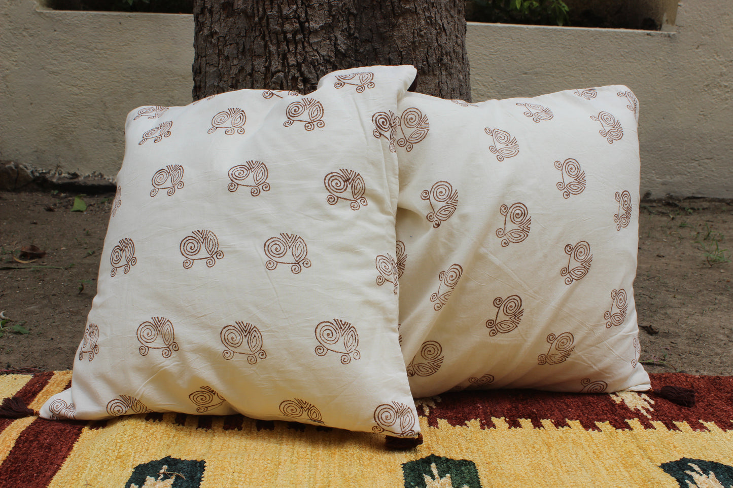 Hand Block Printed Cushion Cover