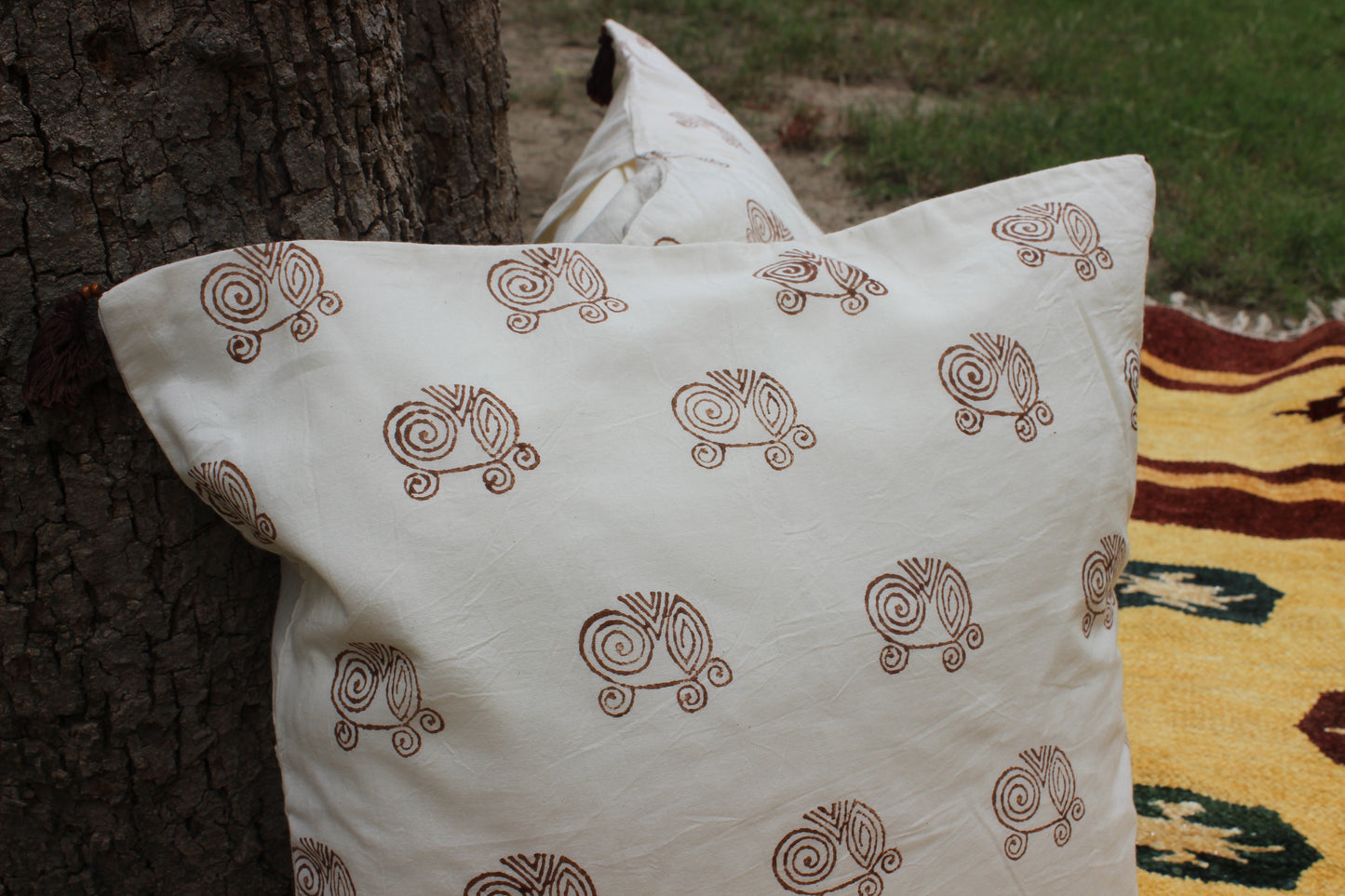 Hand Block Printed Cushion Cover