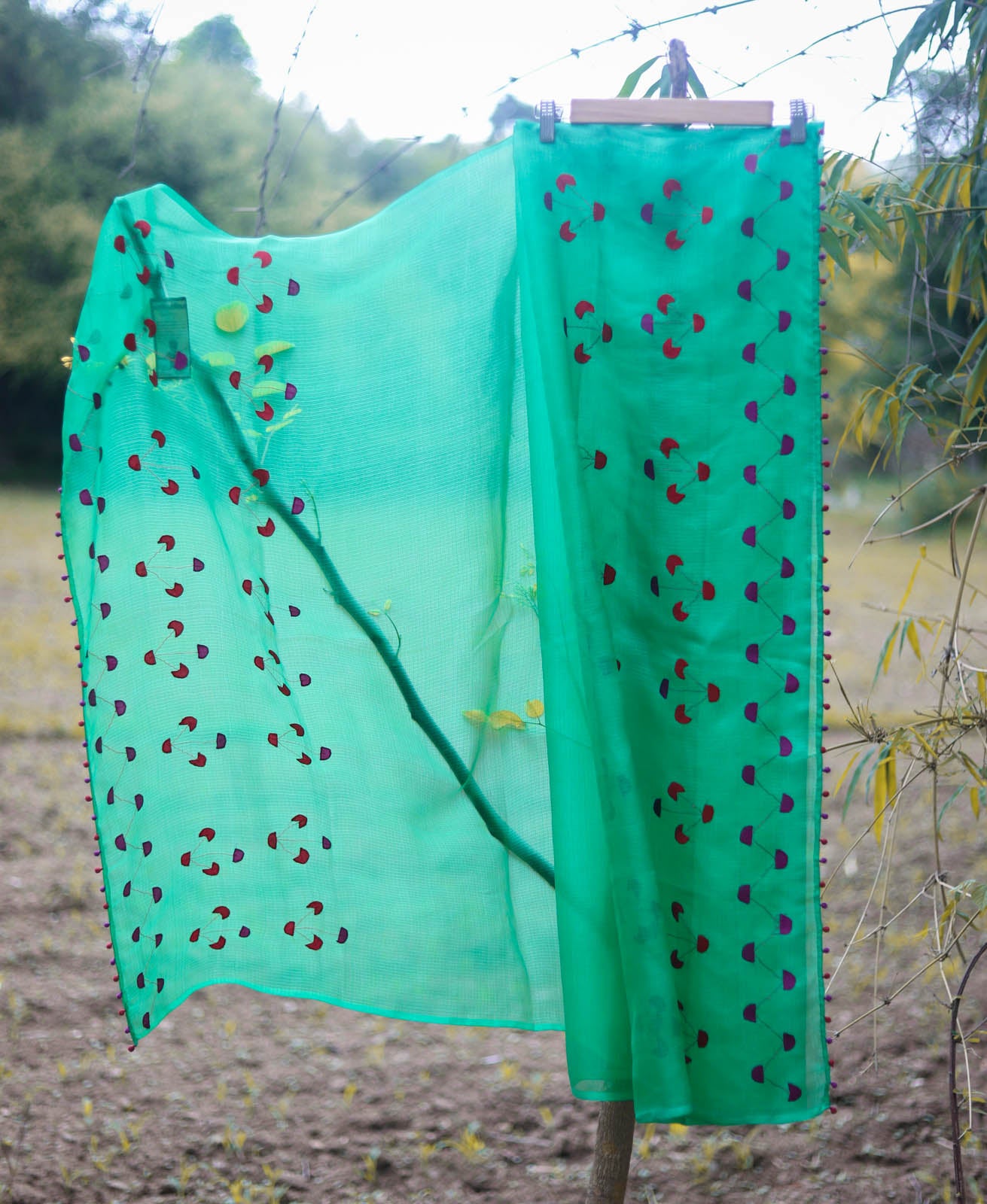 Kota Doria Silk Dupatta