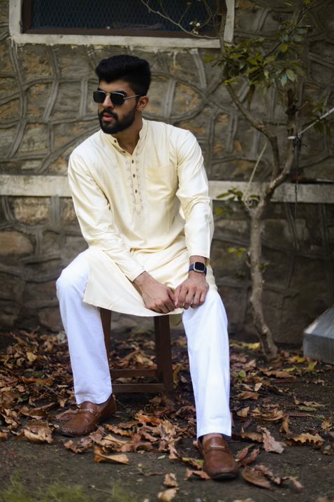 Indian Man Traditional Wear Kurta Pyjama Stock Photo 1528910900 |  Shutterstock